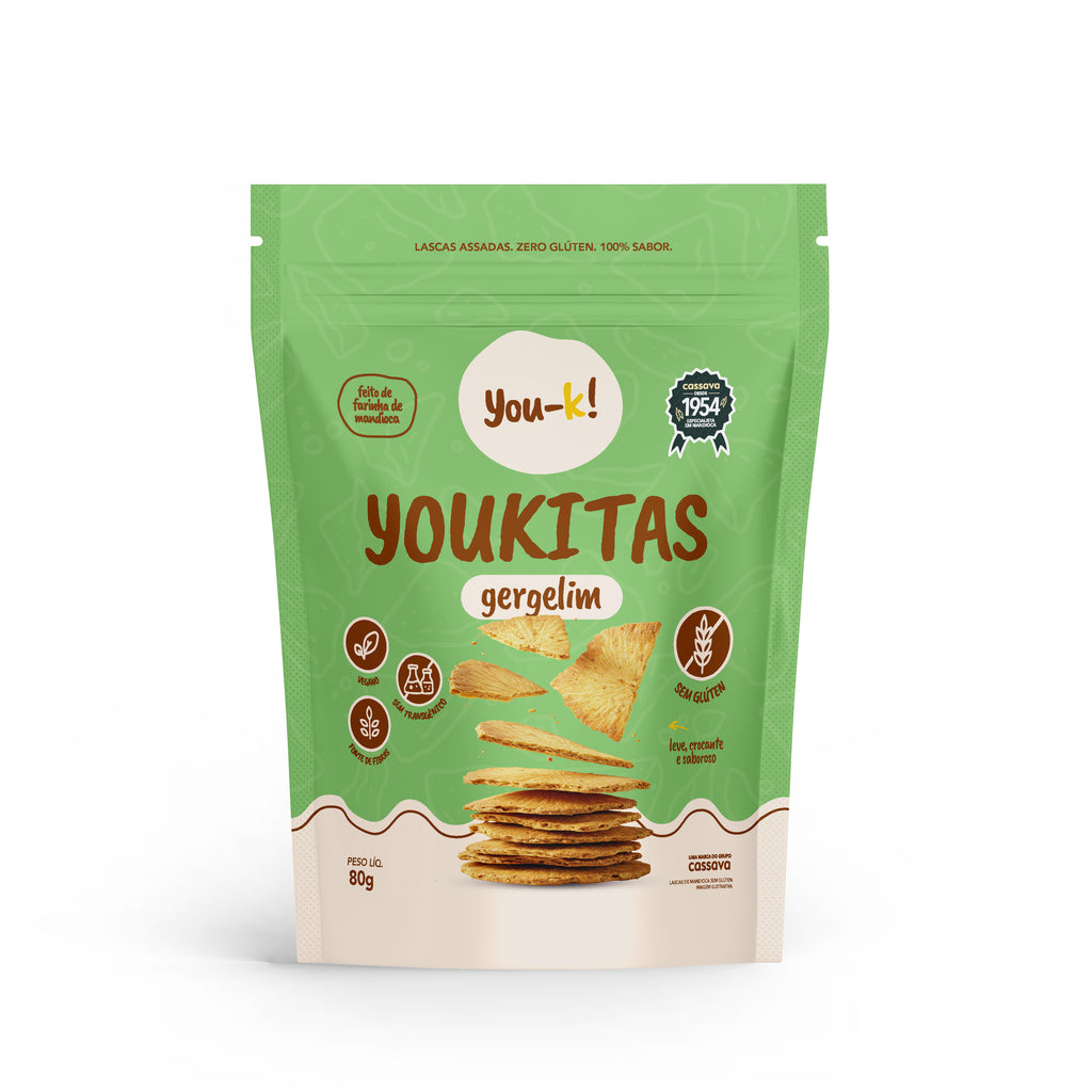 You-K! Youkitas de Gergelim Sem Glúten 80g