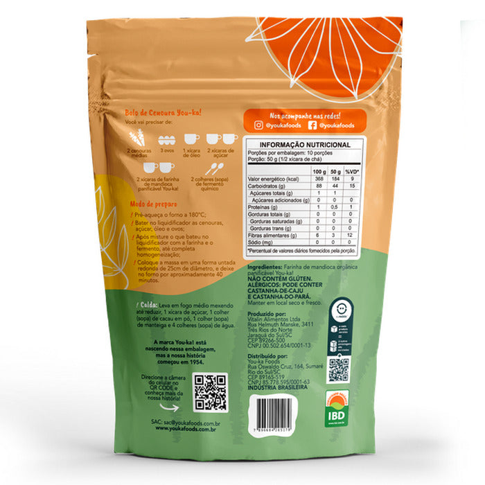 You-K! Farinha Panificável de Mandioca 500g