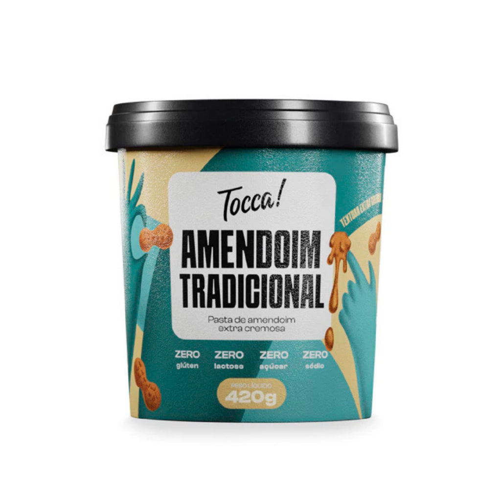 Tocca Pasta de Amendoim Tradicional 420g