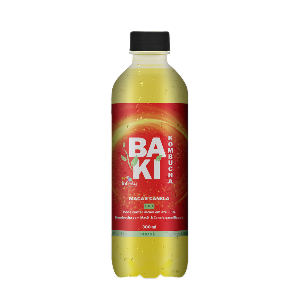 Baki Kombucha Maçã com Canela 300ml