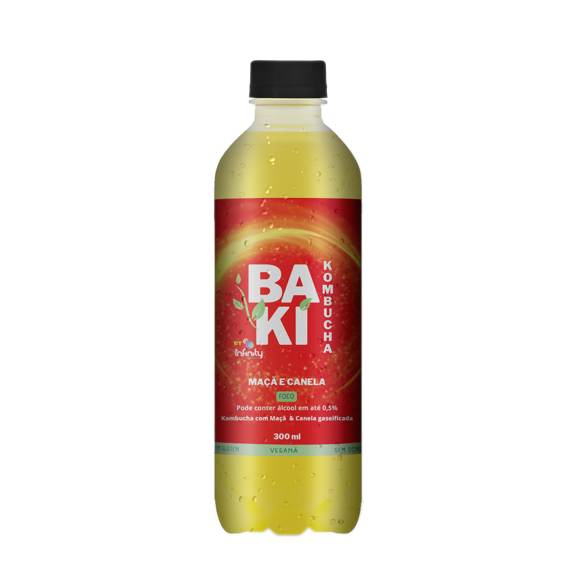 Baki Kombucha Maçã com Canela 300ml