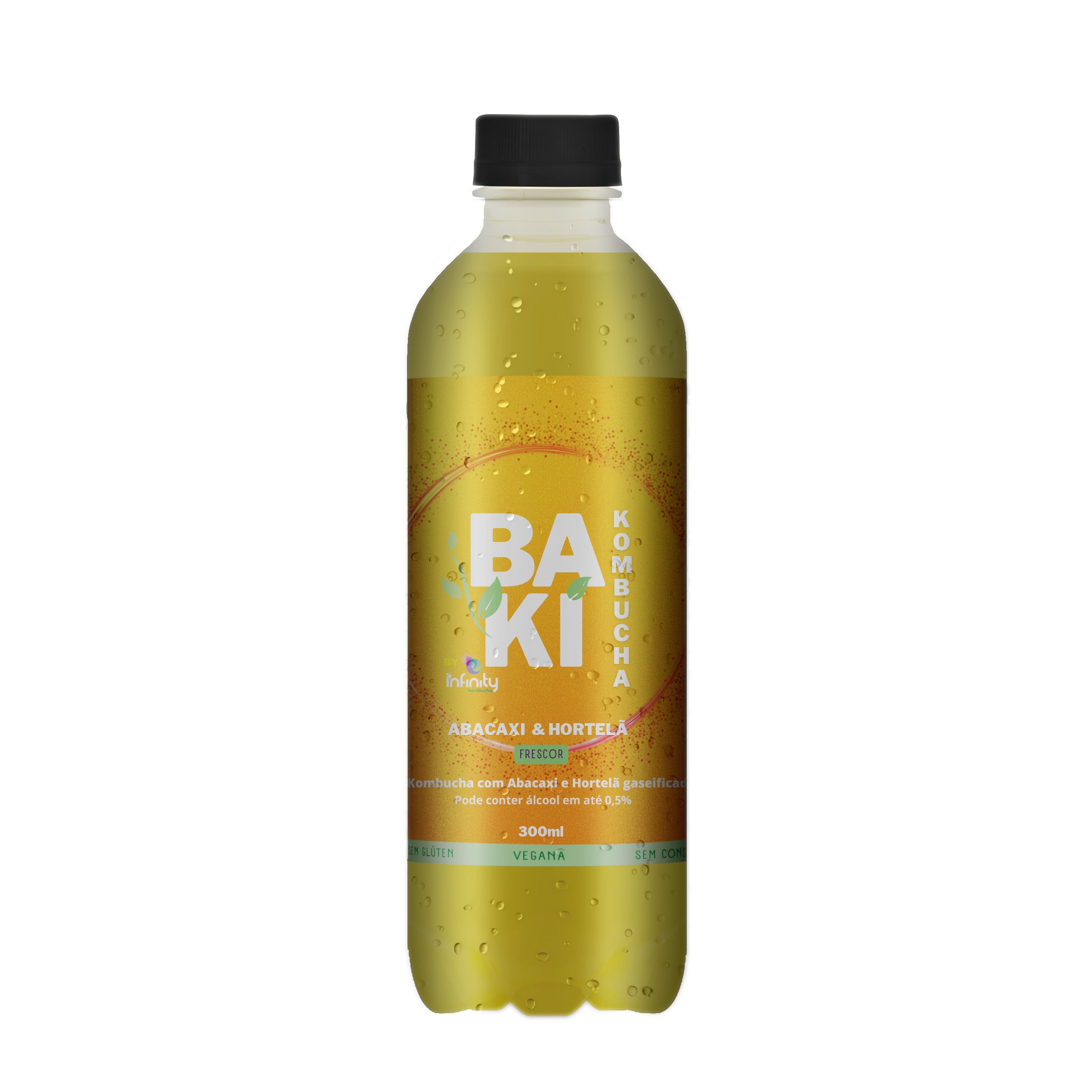 Baki Kombucha Abacaxi com Hortelã 300ml