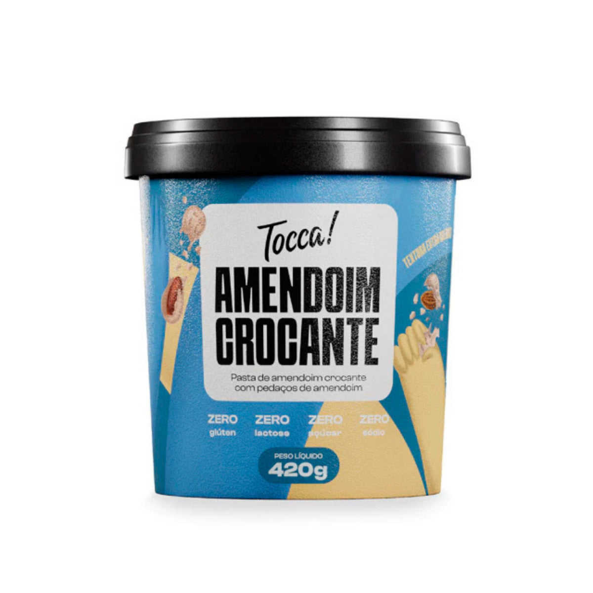Tocca Pasta de Amendoim Crocante 420g