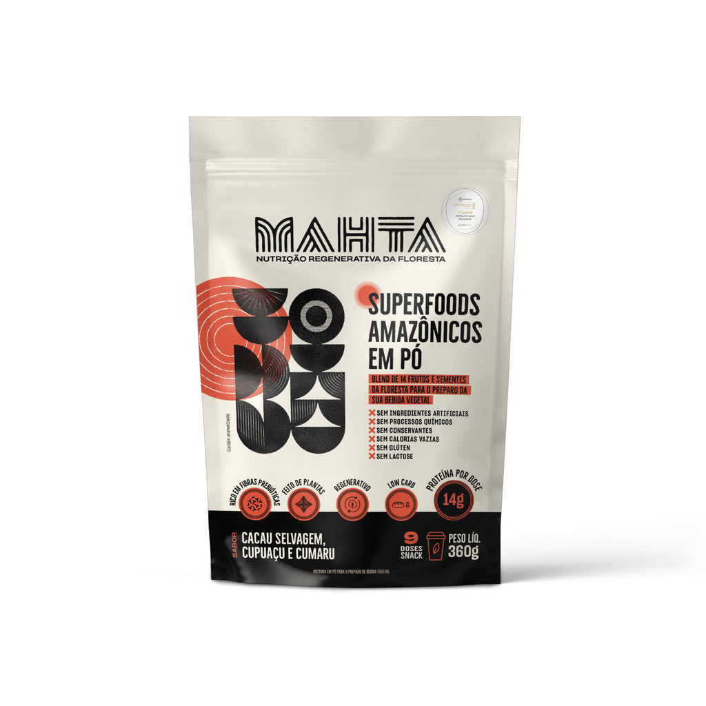 Mahta Superfoods em Pó Cacau Selvagem 840g