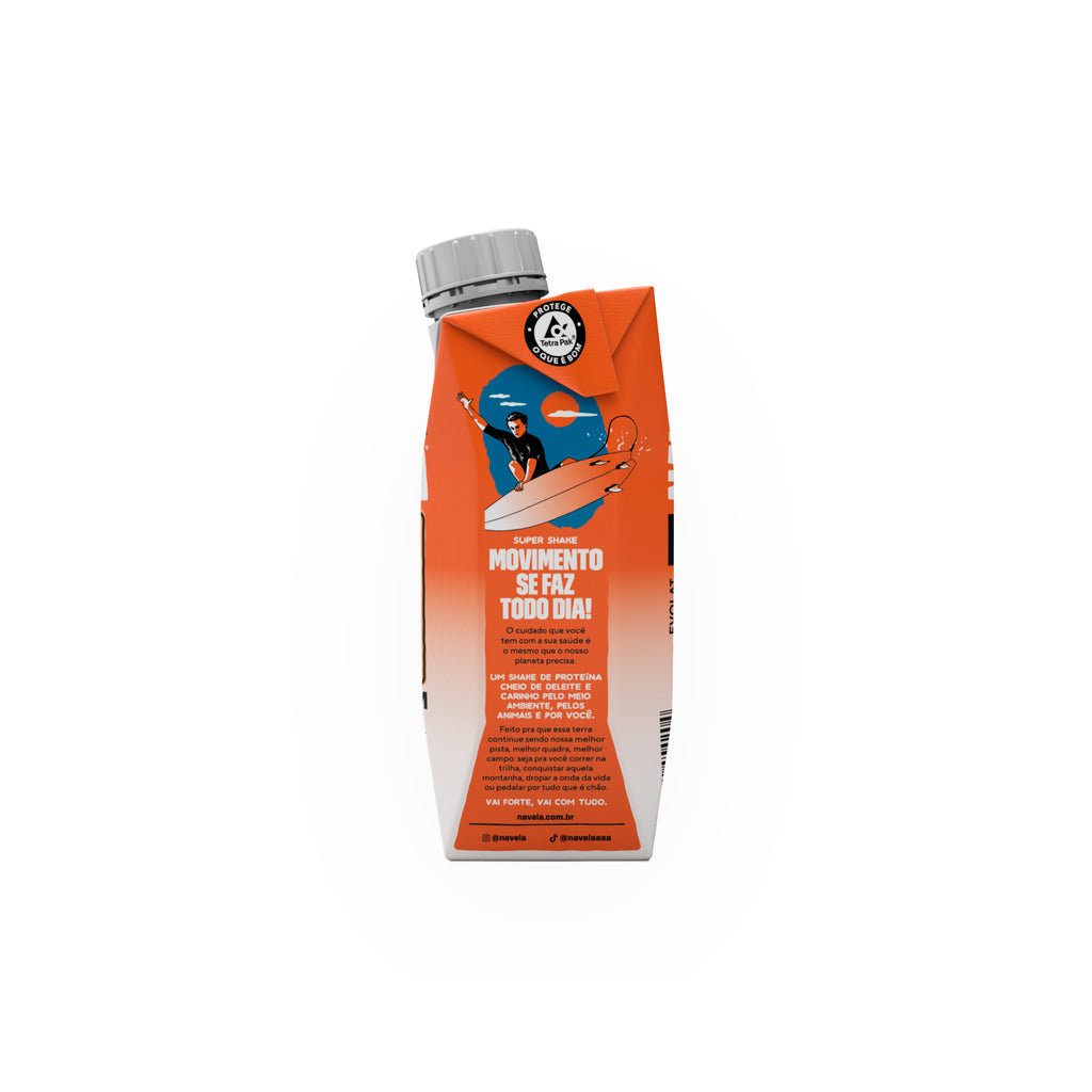 Naveia Shake Proteico Banana+Amendoin 250ml