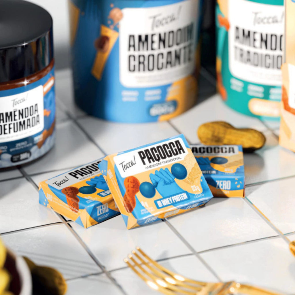 Tocca Paçocca com Whey Protein Tradicional 23g
