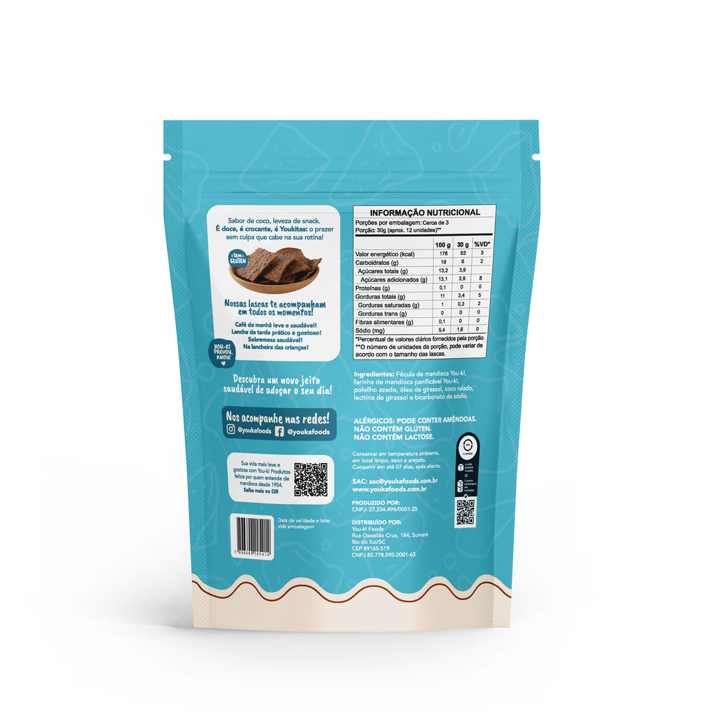 You-K! Youkitas de Coco Sem Glúten 80g