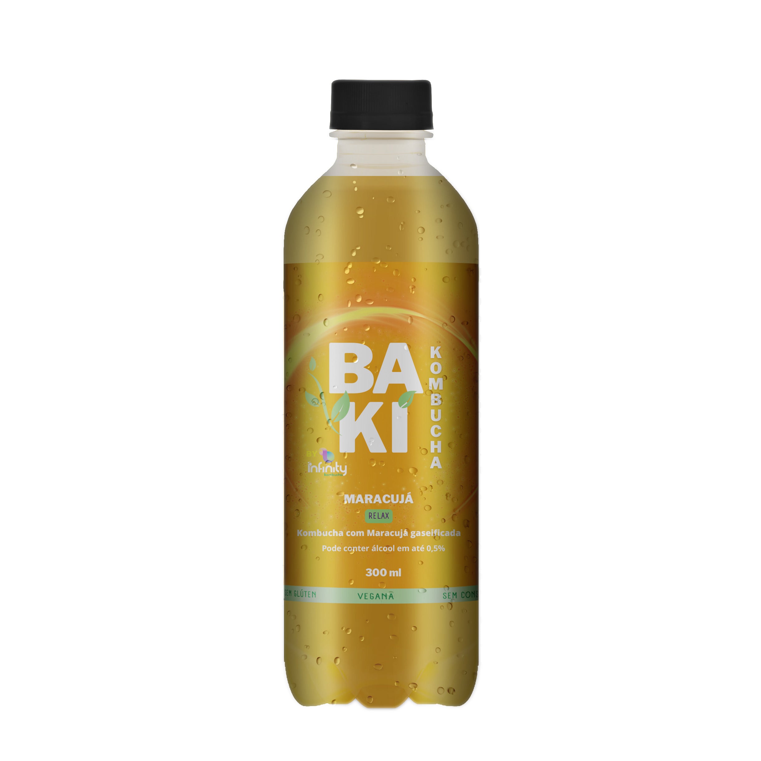 Baki Kombucha Maracujá 300ml
