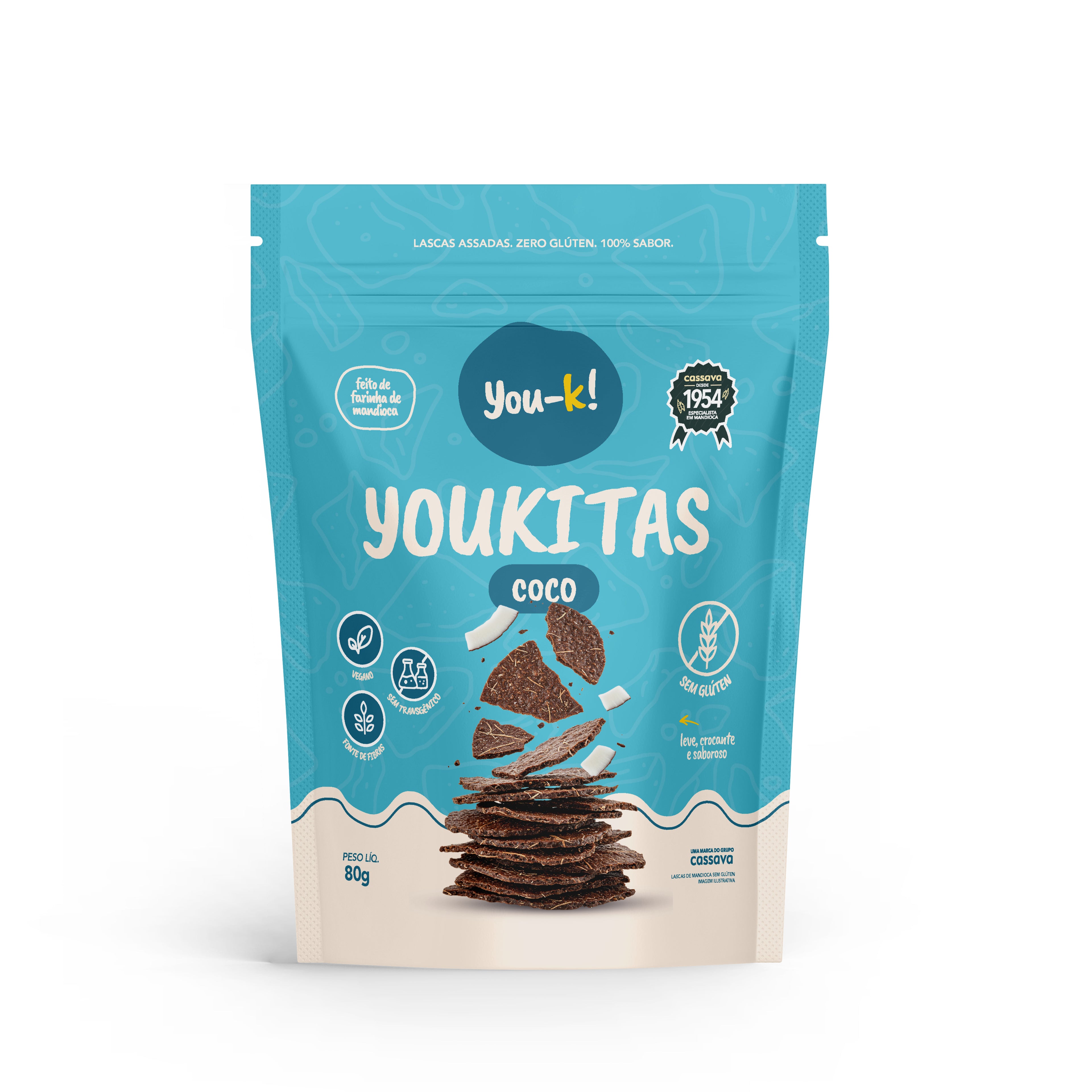 You-K! Youkitas de Coco Sem Glúten 80g