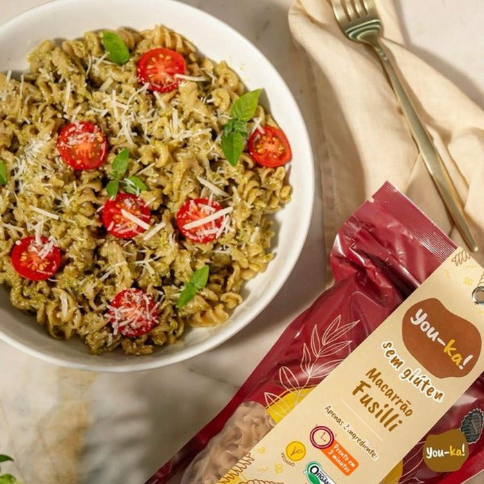 You-K! Macarrão Fusilli Sem Glúten Orgânico 300g