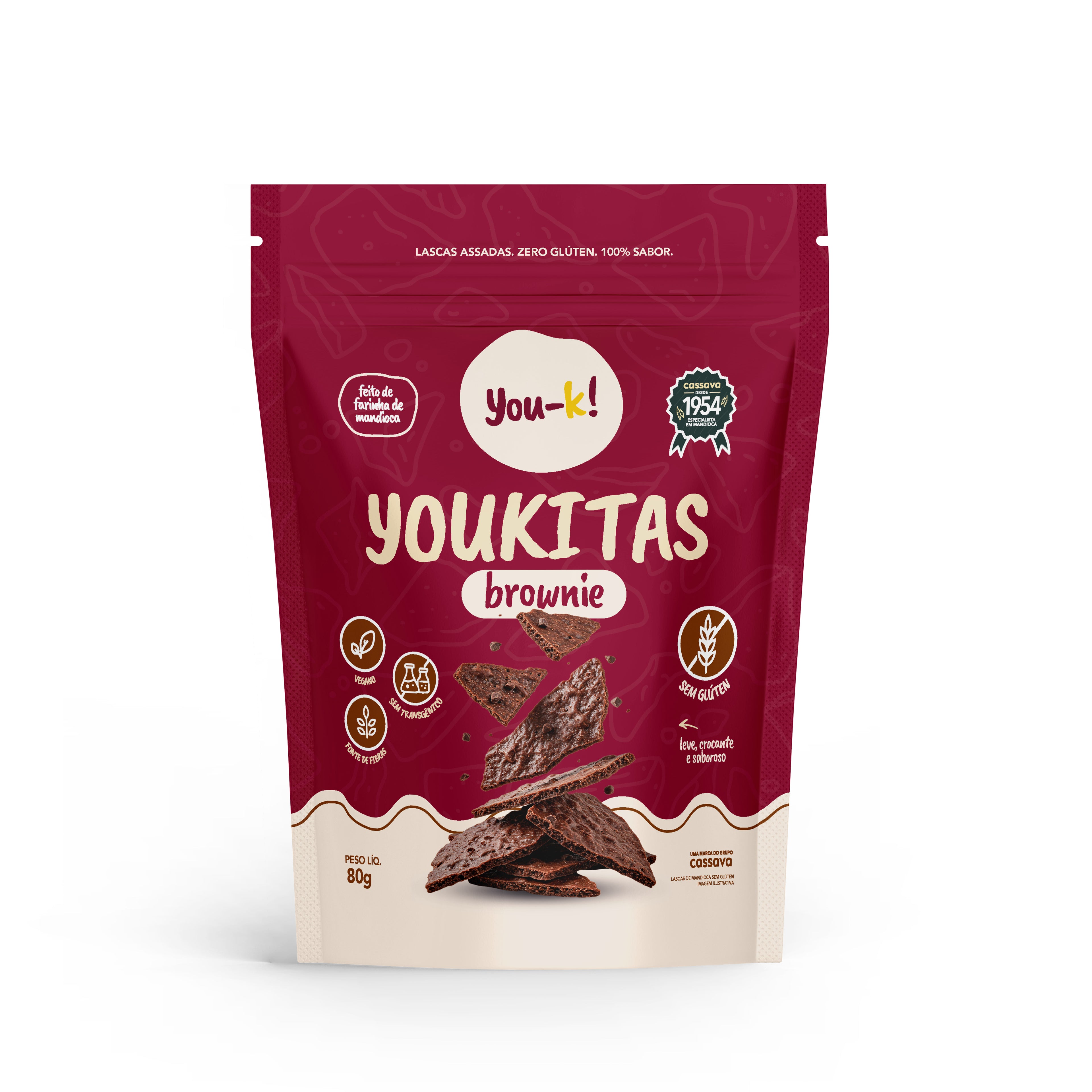 You-K! Youkitas de Brownie Sem Glúten 80g