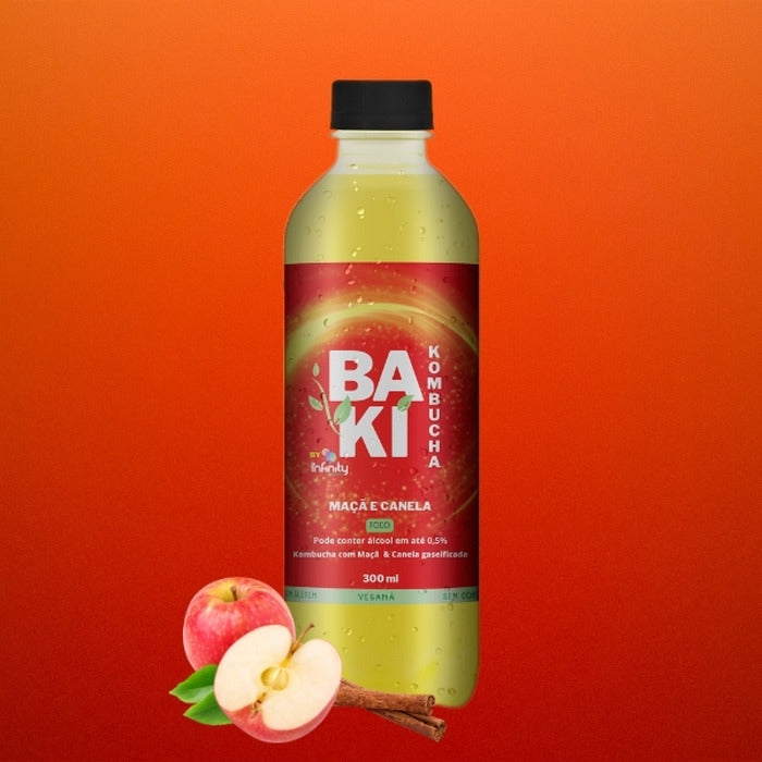 Baki Kombucha Maçã com Canela 300ml