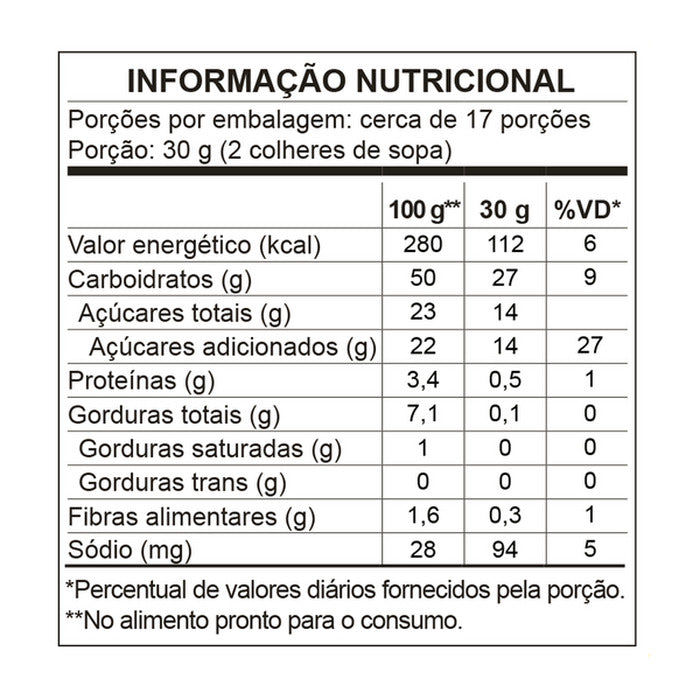 You-K! Mix para Bolo de Laranja Sem Glúten 510g