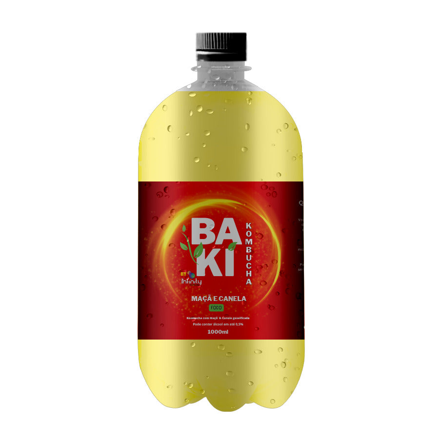 Baki Kombucha Maçã com Canela 1000ml