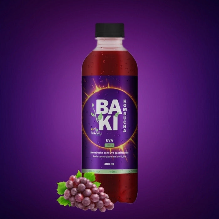 Baki Kombucha Uva 300ml