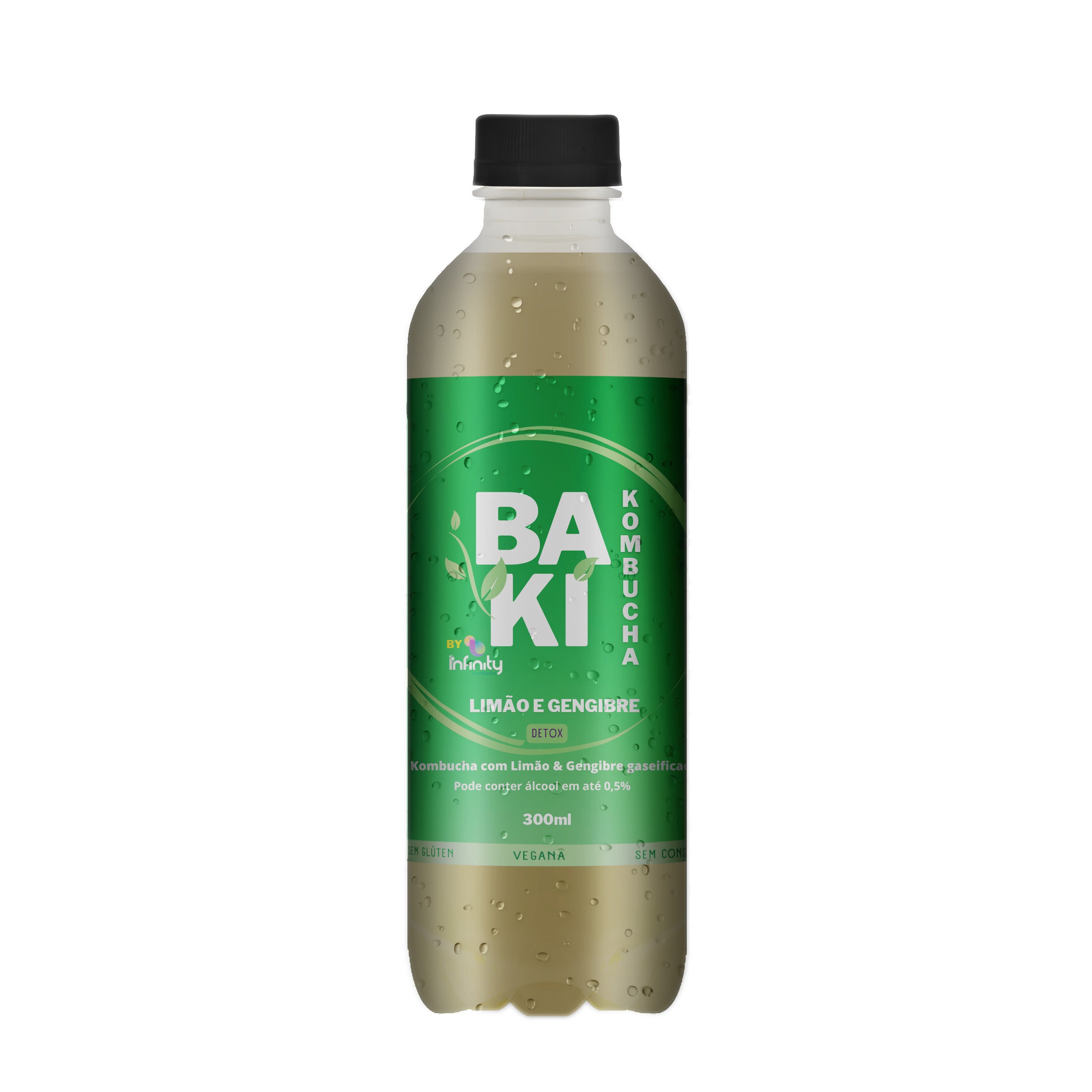 Baki Kombucha Limão com Gengibre 300ml