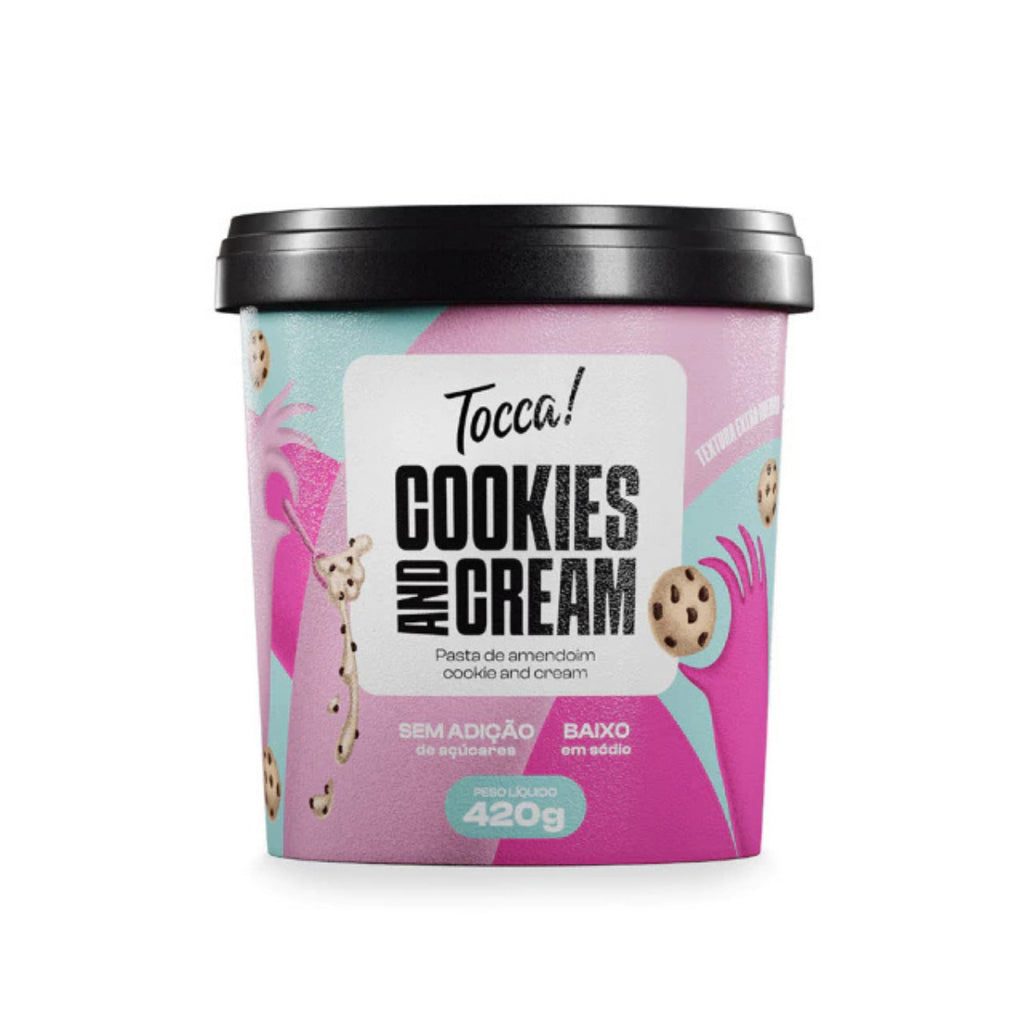 Tocca Pasta de Amendoim Cookies and Cream 420g