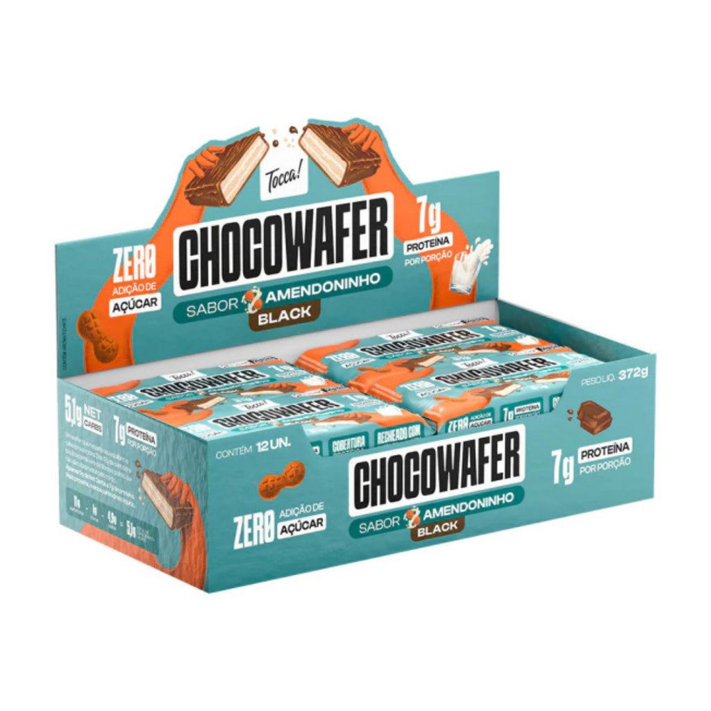 Tocca Chocowafer Sabor Amendoninho Black 31g