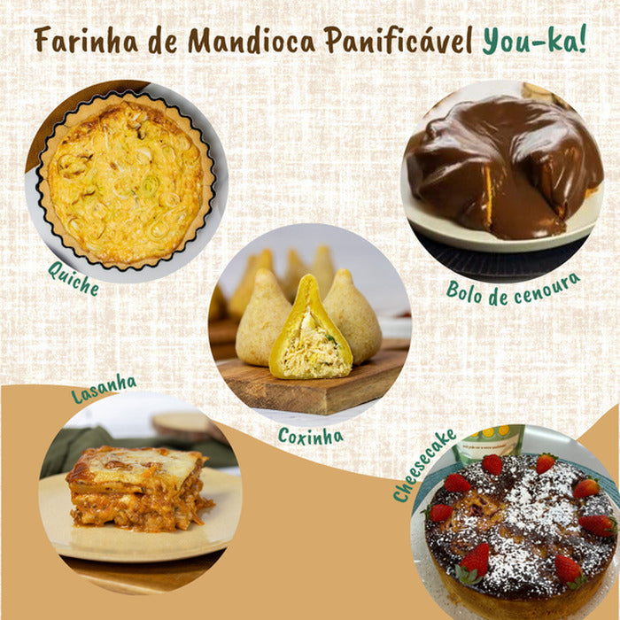 You-K! Farinha Panificável de Mandioca 500g