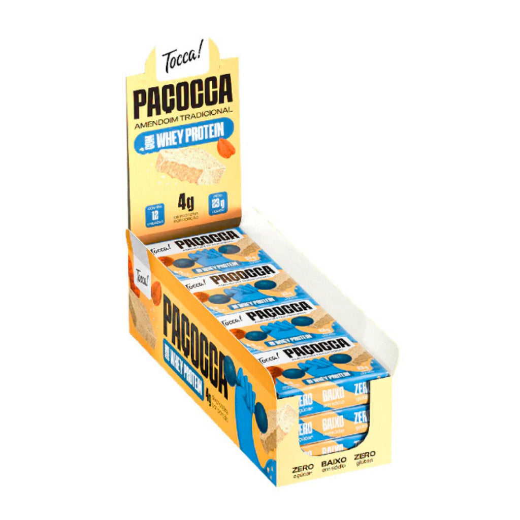 Tocca Paçocca com Whey Protein Tradicional 23g